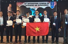第十届国际天文与天体物理奥林匹克竞赛：越南学生团获得五个奖项