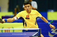 越南乒乓球队获得东南亚男子团体冠军