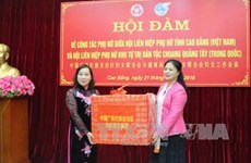 广西壮族自治区妇联对越南三省进行工作访问
