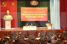 越共中央宣教部部署2017年工作任务