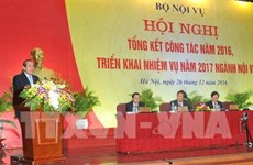 越南政府常务副总理张和平出席内务部门工作总结会议