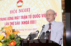第八届越南祖国阵线中央委员会第六次会议在芹苴市举行