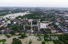 泰国南部强降雨导致洪水泛滥