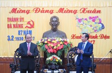 政府总理阮春福向岘港市党部、政府和人民拜年