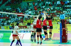 2017年越南联越邮政银行国际女子排球锦标赛在北宁省开幕