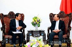 越南政府总理阮春福会见日本驻越大使梅田邦夫
