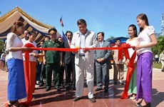 越柬友谊纪念碑修缮工程竣工