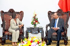 阮春福总理会见东帝汶和摩洛哥驻越大使