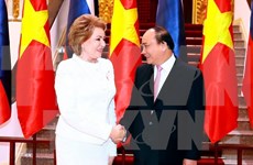 俄罗斯联邦委员会主席高度评价与越南的关系