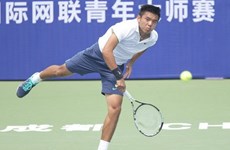 李黄南参加2017年中国男网F3未来赛