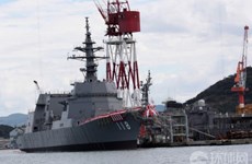 日本护卫舰“冬月号”访问金兰国际港