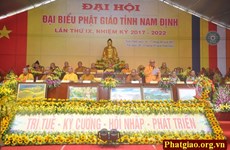 越南南定省佛教协会第九届代表大会圆满结束
