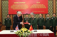 越南希望与英国加强防务合作