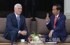 美国副总统迈克尔·彭斯对印度尼西亚进行访问