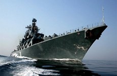 俄罗斯两艘军舰访问菲律宾