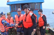 2017第一次越中海警北部湾共同渔区联合检查行动圆满结束