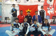 2017年哈萨克斯坦G1跆拳道公开赛：越南队获5金
