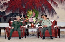 越南国防部副部长阮志咏会见中共中央军事委员会副主席范长龙上将