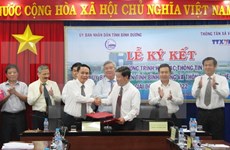 越南通讯社与平阳省签署信息合作协议