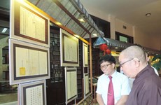 “广南—会安，朱版与木板的历史里程碑—世界资料遗产”资料展正式开展