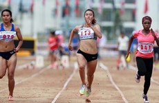 2017年泰国田径公开赛：黎秀征获得女子100米跑金牌