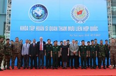 联合国维和参谋军官培训班在越南开班