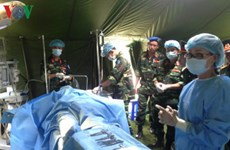 越南二级野战医院随时执行联合国南苏丹特派团的任务