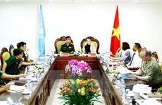 联合国评估和咨询访问代表团高度评价越南维和部队的能力