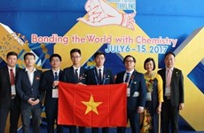 越南学生在2017年国际化学奥林匹克竞赛中获得有史以来最佳成绩