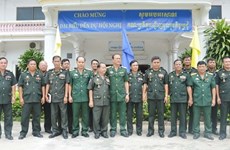 越南西宁省军事指挥部加强与柬埔寨军事小区的配合