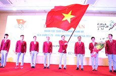 第29届东南亚运动会越南体育代表团出征仪式在河内隆重举行