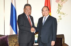 越南政府总理阮春福会见泰越友好协会主席