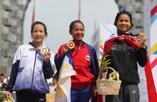 第29届东南亚运动会：越南田径选手黄氏清夺得银牌