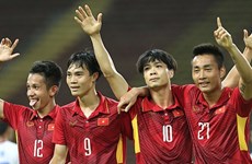 第29届东运会男足比赛：  越南U22男足队4-0 战胜菲律宾U22男足队