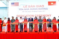 美国援建越南教学楼 提升参与联合国维和行动的部队培训质量