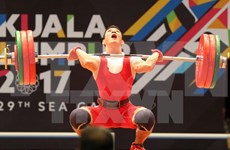第29届东南亚运动会：28日越南举重运动员夺得两金