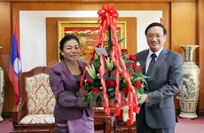 老挝人民革命党中央对外部祝贺越南国庆72周年