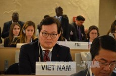 越南代表出席联合国人权理事会第36次会议