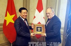越南政府副总理王廷惠对瑞士进行工作访问