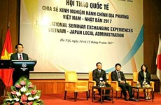 越南与日本互相分享地方行政经验