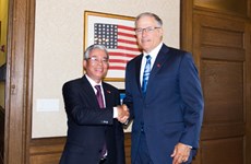 越南驻美国大使范光荣访问华盛顿州