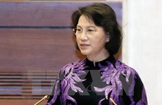 越南国会主席阮氏金银对哈萨克斯坦进行正式访问