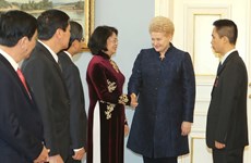 国家副主席邓氏玉盛对立陶宛进行工作访问