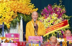越南佛教协会第八届全国代表大会闭幕  释普惠长老再次当选越南佛教协会法主 