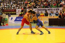东南亚古典式自由式摔跤锦标赛：越南摔跤队获得绝对胜利