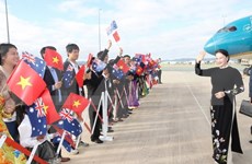 越南国会主席阮氏金银对澳大利亚进行正式访问