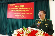 越南边防学院为中国公安边防举行业务培训班