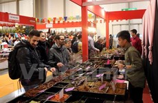 越南企业参加意大利国际手工艺品展销会
