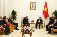 越南政府副总理武德儋会见国际SOS儿童村组织主席悉达多•考尔