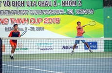 越南两名选手获得2018年亚洲青少年网球冠军